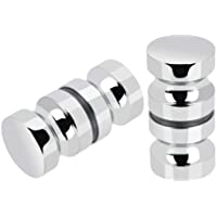 KBNIAN Tirador para Puerta Corredera- 2 Piezas de Pomos para Puertas Correderas de Ducha- Pomo de Acero Inoxidable…